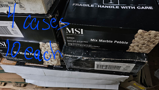 MSI Mixed Marble Pebble Tile