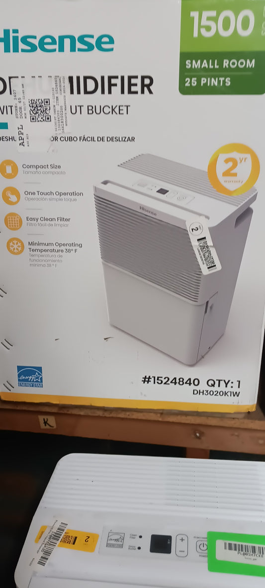 Hisense dehumidifier