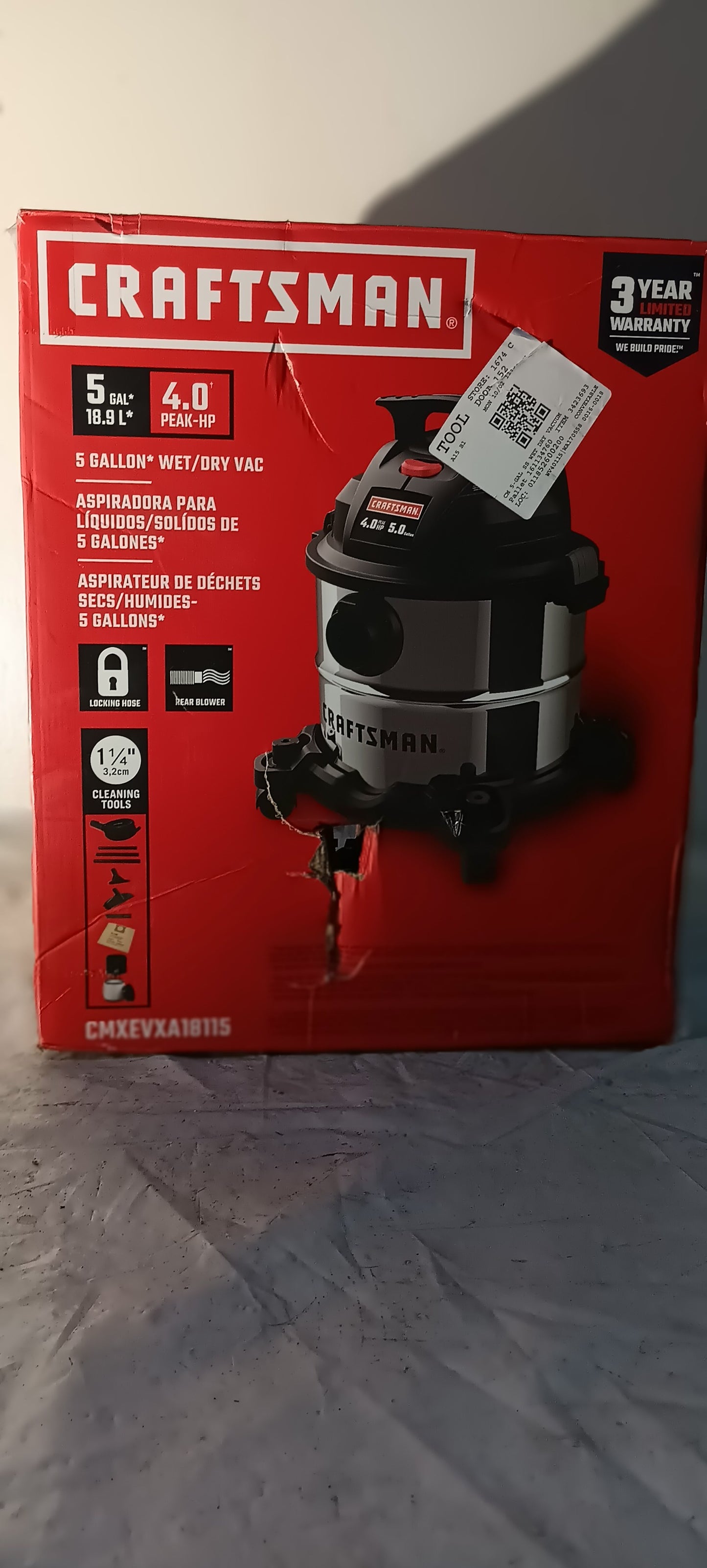 Craftsman shop vac