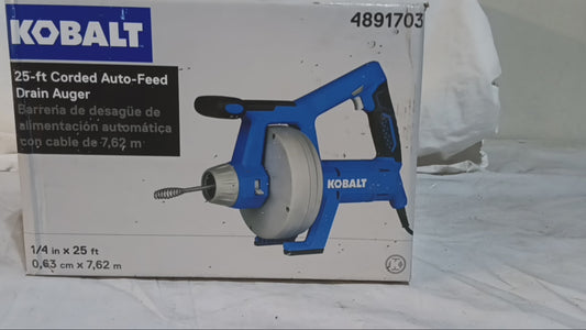 Kobalt drain auger